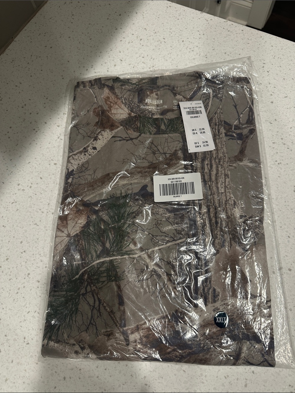 Hollister Realtree Camo Tee - Olive Green Brown